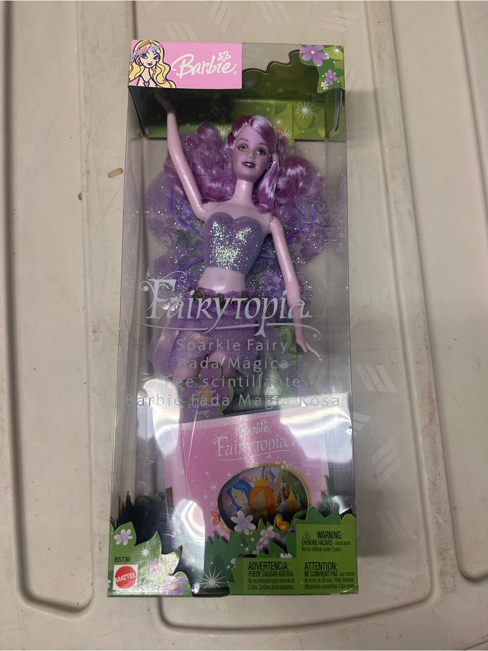 2003 Fairytopia Purple Sparkle Fairy Barbie